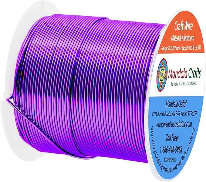 Mandala Crafts 20 Gauge Anodized Aluminum Craft Wire - Image 2