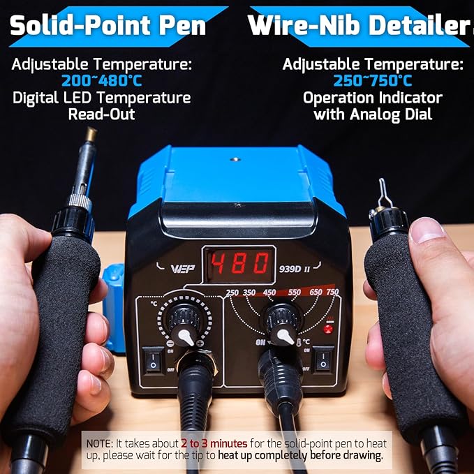 WEP 939D-II 2-IN-1 Wood Burning Kit 86-IN-1 - Image 3