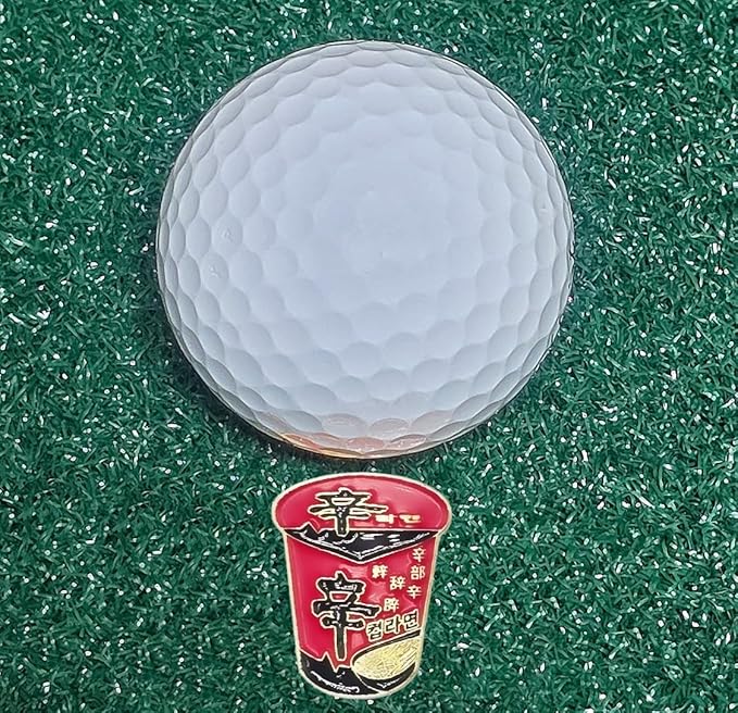Food & Drink Golf Ball Markers with Hat Clip – Funny Magnetic Golf Accessories & Unique Gifts for Golf Lovers