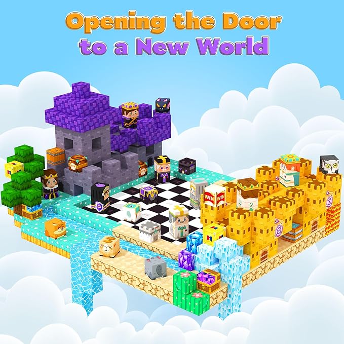 Magnetic Blocks Board Games Chess Set, Magnetic Tiles Building Blocks Kids - Image 5