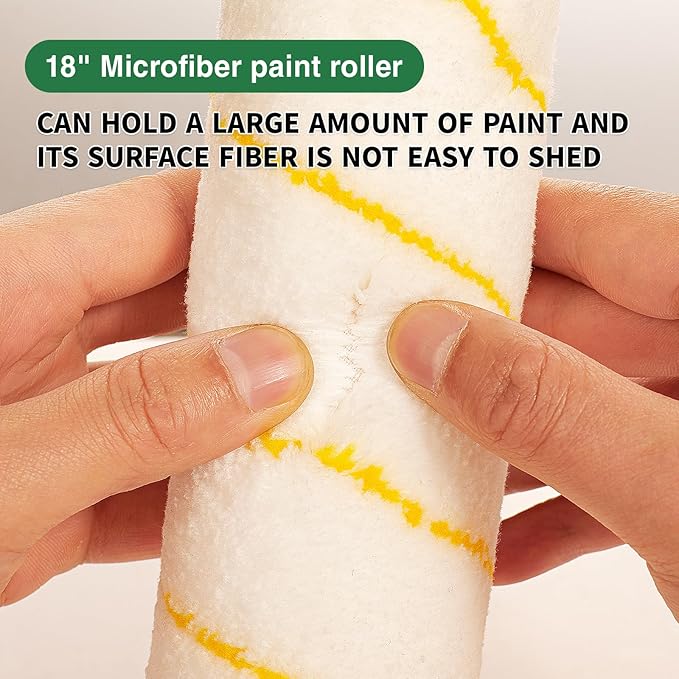 VOOMEY 7 Pcs 18 Inch Paint Tray Liners, Large Paint Roller Sleeves - Image 3