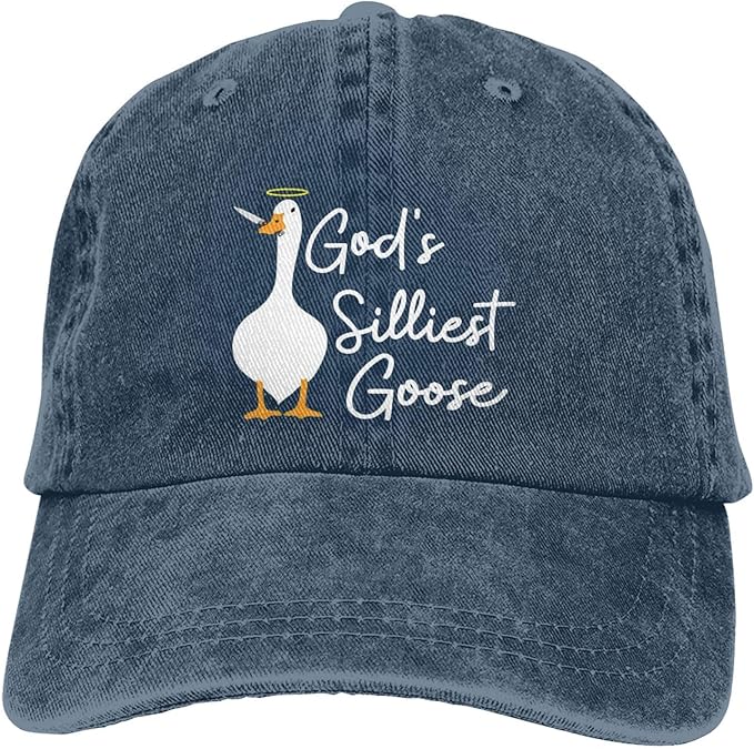 Funny Goose Hat Silly Goose On The Loose Hat Men Baseball Hats Funny Cap