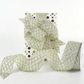 HUIHUANG Champagne Glitter Wired Ribbon by HUIHUANG