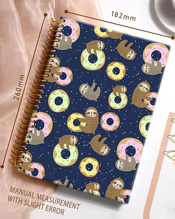 iampanda Spiral Journal Notebook, Cute Strong TwinWire Binding - Image 2