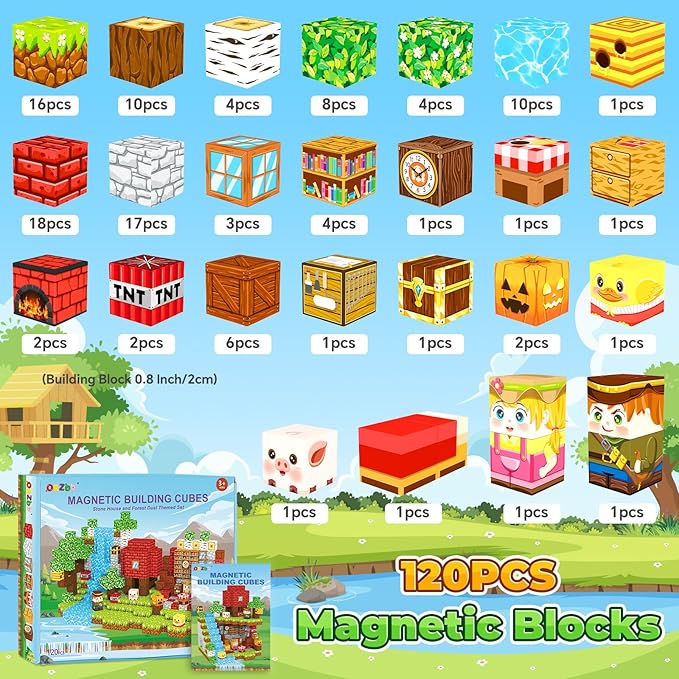 Magnetic Blocks Kids Games Building Toys - Image 2