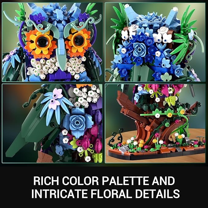 Sillbird Flower Owl Building Sets - Image 7
