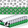 FuWeave 24 Pcs Sports Cooling Towels Baseball Basketball Softball 40 x 12 Inch Breathable Soccer Football Volleyball Microfiber Ice Towel Fast Drying for Sport Party Favors Team Gift(White,Soccer)
