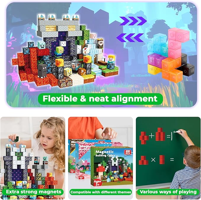 400 PCS Magnetic Blocks - Image 5