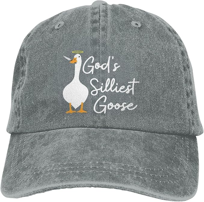 Funny Goose Hat Silly Goose On The Loose Hat Men Baseball Hats Funny Cap