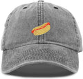 DALIX Hot Dog Hat Embroidered Mens Womens Baseball Cap