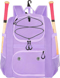 MATEIN Softball Bag, Lightweight Baseball Backpack with Shoe Compartment, Baseball Bag with Fence Hook for TBall Bat & Equipment, Softball Gifts Catchers Backpack for Women Fit Catcher’s Mitt, Helmet