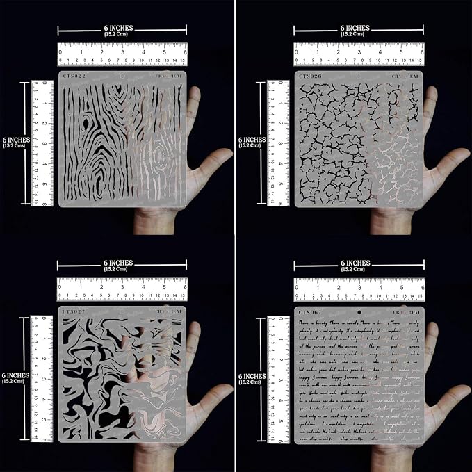 CrafTreat Reusable Pattern Stencils - Image 3