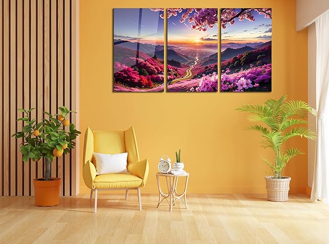 SpiritualHands Scenery Tempered Glass Wall Art Painting - Image 6