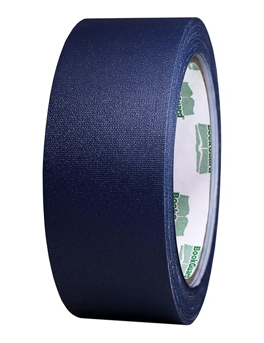 BookGuard 1-1/2 Inch Vinyl-Coated Cotton Cloth Bookbinding Repair Tape by ChromaLabel
