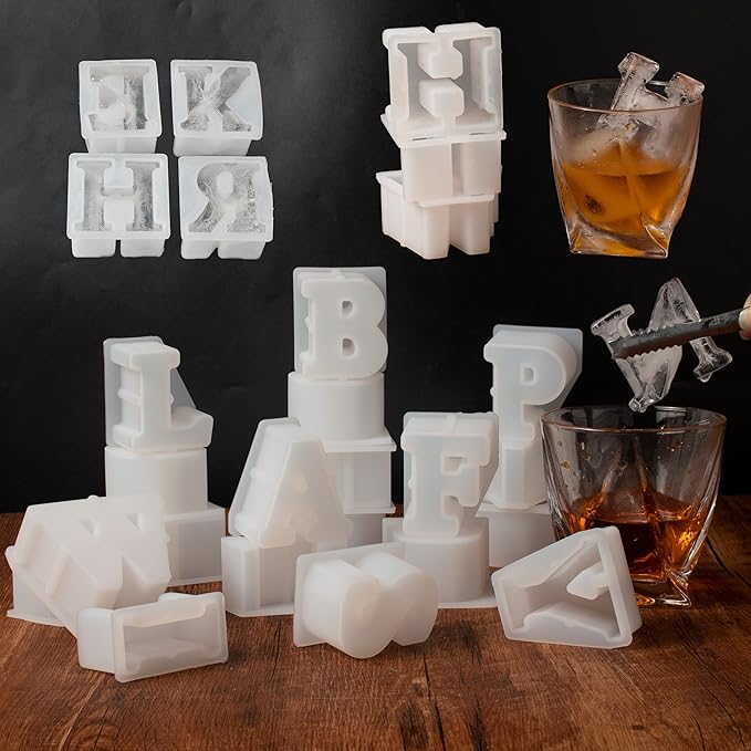 26 Pack A-Z Letter Resin Casting Molds - Image 7