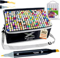 262-Piece Dual Tip Alcohol Markers Set by Unknown