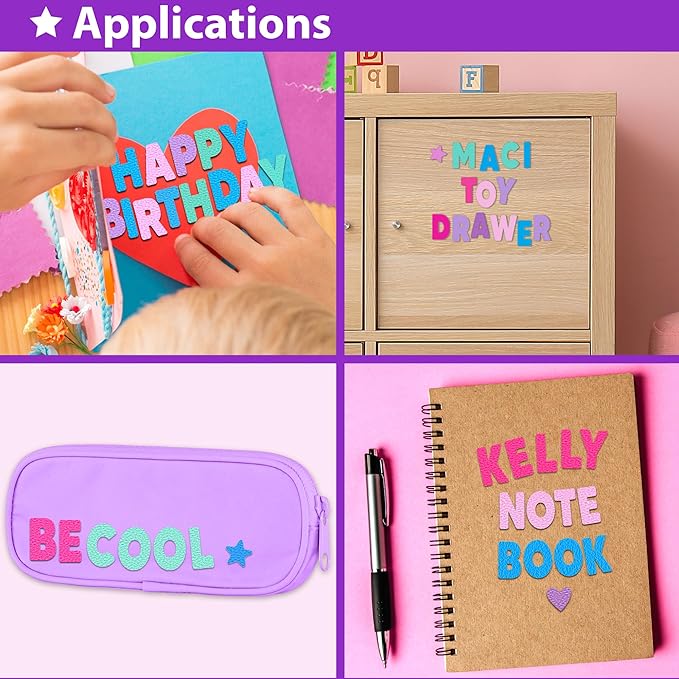 KRAFUN Felt Sticker Kit for Beginner Young Girls and Kids Arts & Crafts - Image 5