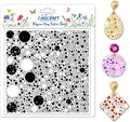 CHGCRAFT Retro Polka Dots Polymer Clay Texture Sheets Bubble Geometric Silicone by chgcraft
