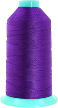 Mandala Crafts Bonded Nylon Thread True Purple Heavy Duty Sewing Threads by MandalaCrafts