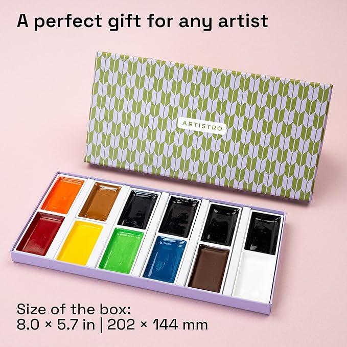 ARTISTRO Professional Watercolor Paint Set - Image 2