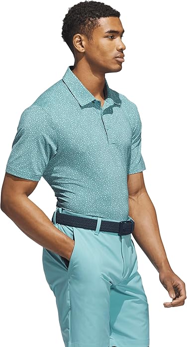 adidas Mens Ultimate365 Mini Bunker Polo Shirt