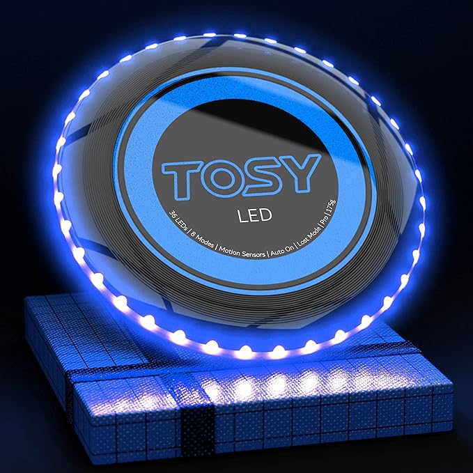 6 of TOSY Flying Disc 36 LEDs, Extremely Bright, Smart Modes, Auto Light Up - Image 2