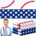 FuWeave 24 Pcs Sports Cooling Towels Baseball Basketball Softball Breathable Soccer Football Volleyball Microfiber Ice Towel Fast Drying for Party Favors Team Gift (Baseball,30 x 9 Inch)