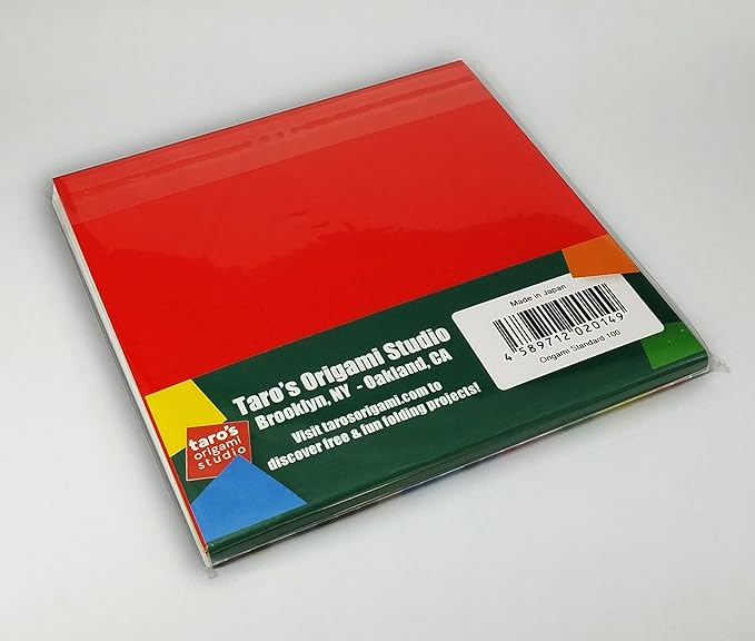 Standard 6 Inch One Sided 23 Colors 100 Sheets Square Easy Fold Premium - Image 5