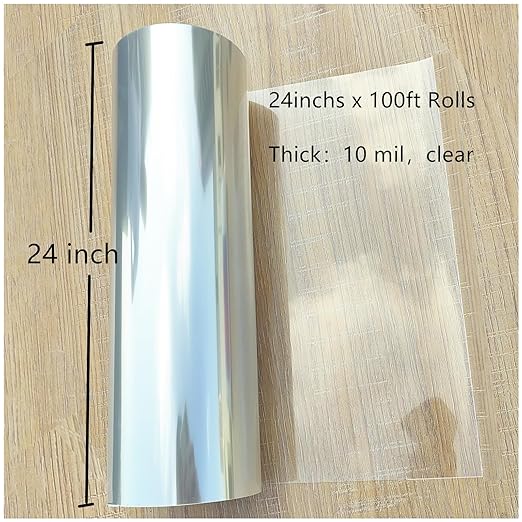 Clear 24inchs x 100ft Rolls 10 mil Transparency Blank Stencil Sheets Material - Image 2