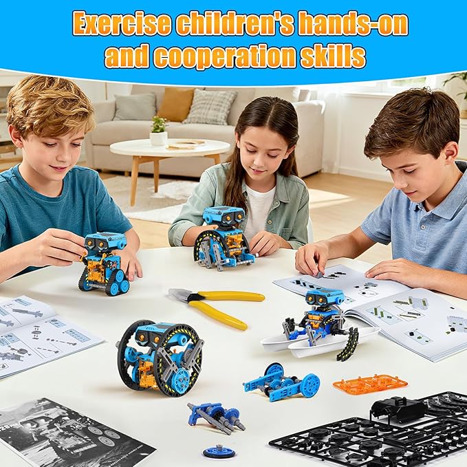AESGOGO 12 in 1 STEM Solar Power Robots Toys - Image 5