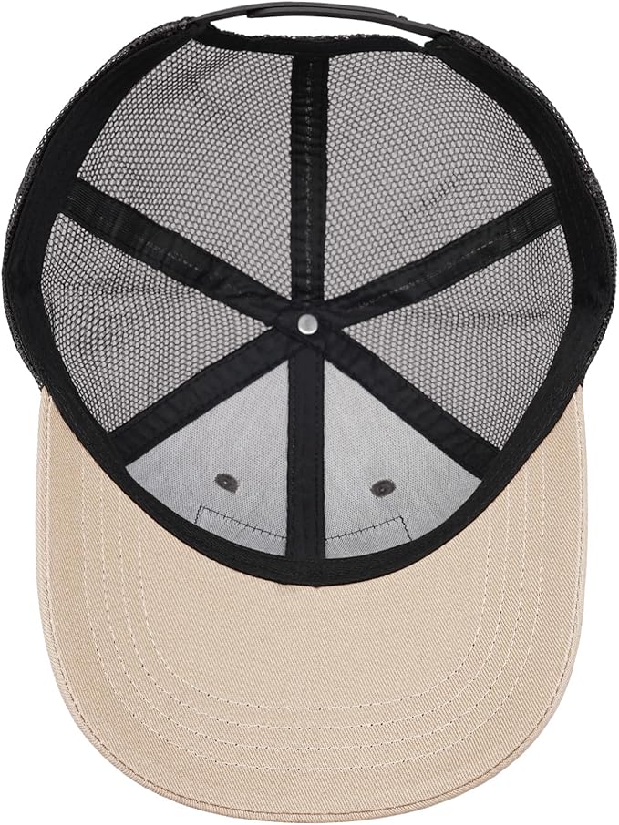 American Flag Trucker Hat - Snapback Hats for Men Women Baseball Cap - Breathable Mesh & Adjustable Fit for Casual Wear