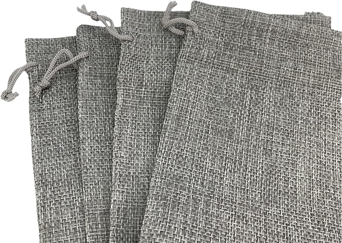 Palmhomee Pack of 25 Burlap Gift Bags - Image 2