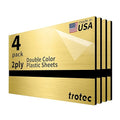 Trotec | Metallic Looking Acrylic Sheet | 12"x24"x1/8", Name Plate | USA Made by TrotecEngravingSupplies