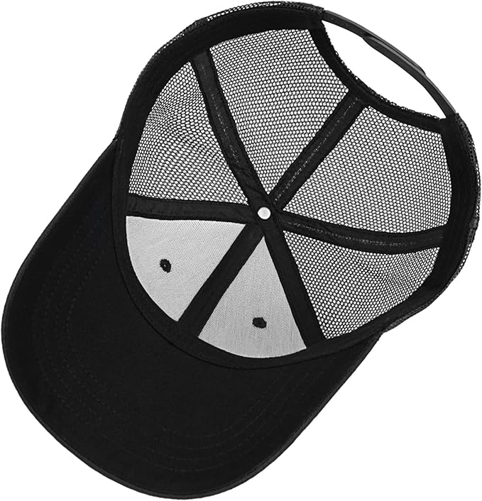 American Flag Trucker Hat - Snapback Hats for Men Women Baseball Cap - Breathable Mesh & Adjustable Fit for Casual Wear