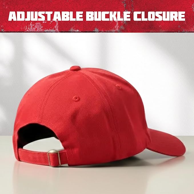 Marvel Deadpool Adjustable Baseball Hat with Curved Brim