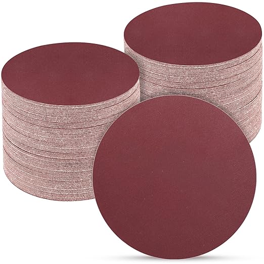 5 Inch 100 PCS Sanding Disc 800 Grit, Hook and Loop Sanding Discs by POTUINOM