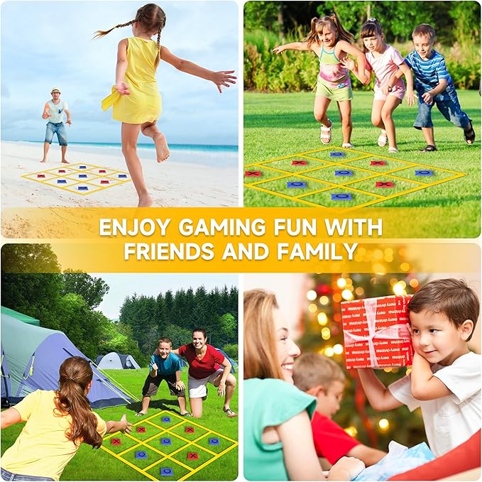 Outdoor Giant Tic Tac Toe Bean Bag Toss Games - Image 5