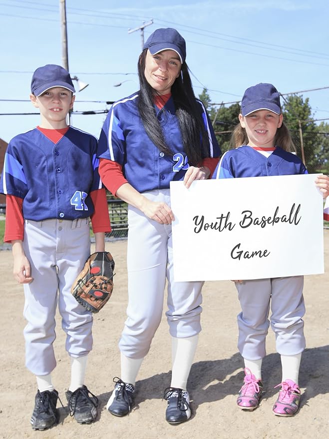 Baseball Socks and Belt Combo Set Cotton Boys Adjustable Baseball Softball Socks and Belt for Boys Girls