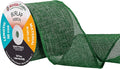Mandala Crafts Green Burlap Ribbon 3 Inches Wide Jute Ribbons by MandalaCrafts