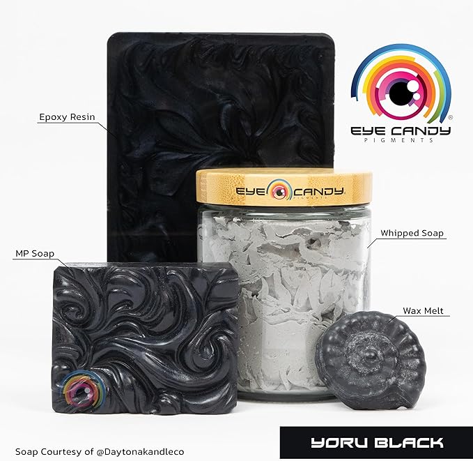 Eye Candy Pigments Premium Black Mica Powder - Image 3
