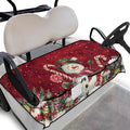 Golf Cart Seat Covers, Universal Golf Cart Seat Towel Blanket with 4 Front Pockets & Nonskid Bottom Fits for Club Car 2 Person Seats Golf Carts