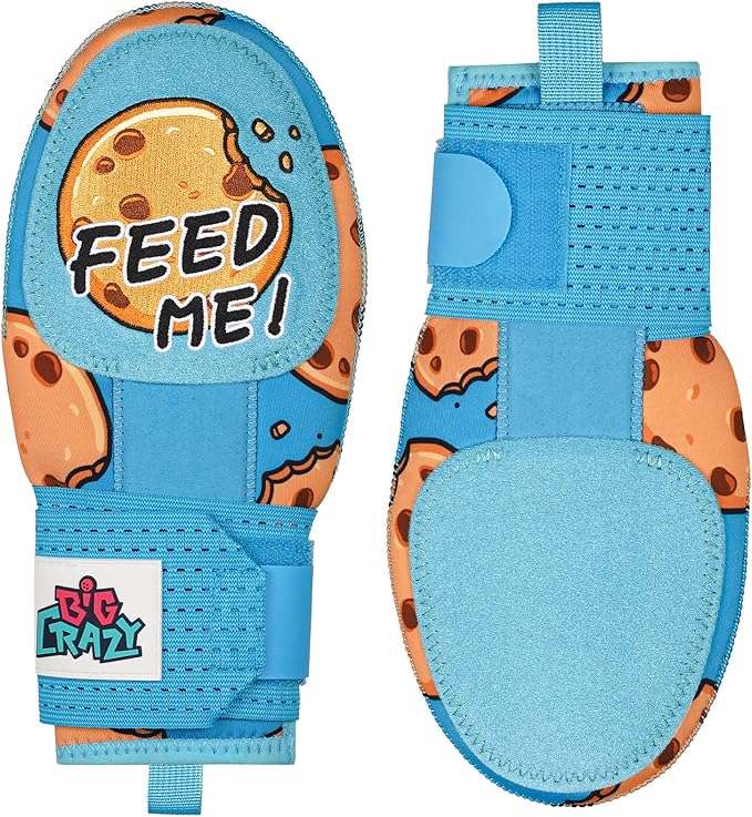 Big Crazy Baseball Sliding Mitt for Youth Sliding Mitt Glove Universal Left/Right Hand Drippy Drip Accessory Pizza Cookies