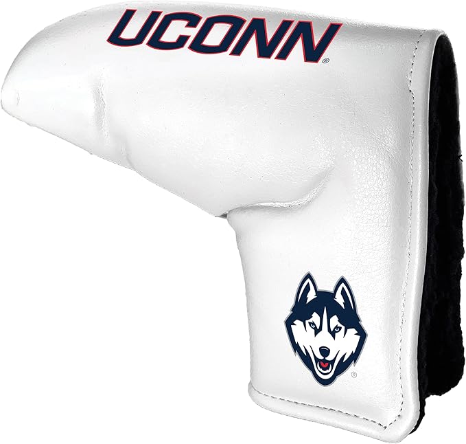Team Golf NCAA Tour Blade Putter Cover (White), Fits Most Blade Putters, Scotty Cameron, Taylormade, Odyssey, Titleist, Ping, Callaway