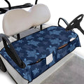 Golf Cart Seat Covers, Universal Golf Cart Seat Towel Blanket with 4 Front Pockets & Nonskid Bottom Fits for Club Car 2 Person Seats Golf Carts
