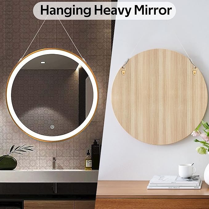 4PCS Picture Hanging Wire Kit Supports 66lbs, Hanging System - Image 4