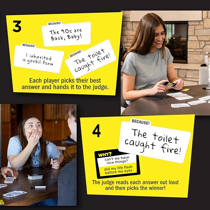 Fat Brain Toys Why Because Party Game - Image 3