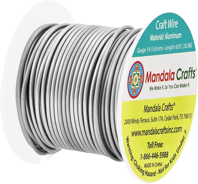 Mandala Crafts 14 Gauge Anodized Aluminum Craft Wire - Image 2
