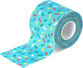 TrelaCo 1 Pcs Wrist Tape Baseball Cross Christian Athletic Tape 2in x 23ft Sports Wrap Cotton for Football Hockey Soccer Baseball Fingers Ankles Wrist Injury Wrap (Colorful Dots,Blue)