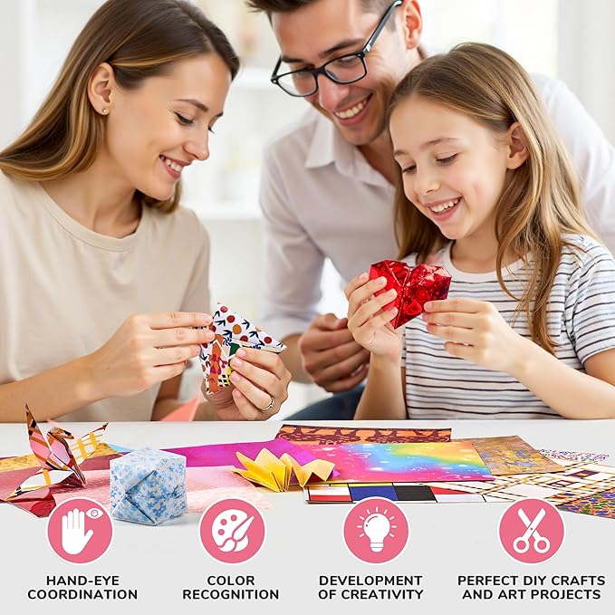 Joycat Pastel Glow in The Dark Origami Paper - Image 6