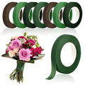 8 Rolls Floral Tape, 1/2" Wide Flower Tape, Mix Green Floral Tape by COIDEA